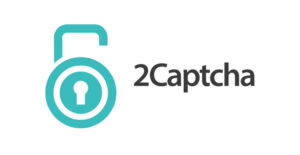 Logo for the 2Captcha website for getting paid to complete CAPTCHA tests