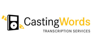 Logo for the CastingWords transcription work website