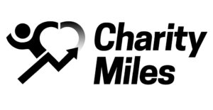 Logo for the Charity Miles app for earning money to donate to charity by walking or running