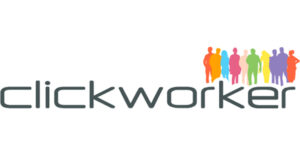 Logo for the Clickworker.com website for getting paid to do microtasks