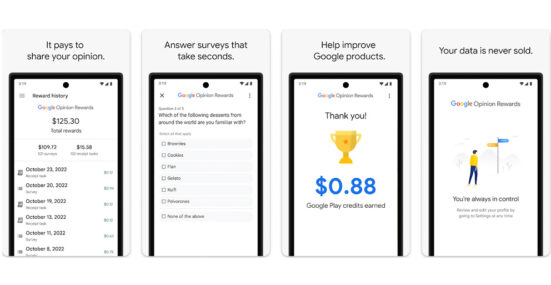 Google Opinion Rewards app