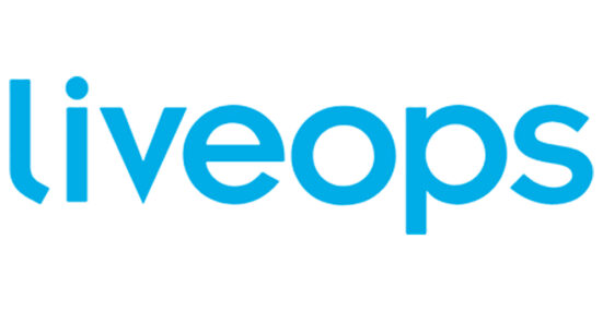 Logo for the Liveops company for getting paid to work as a customer service agent