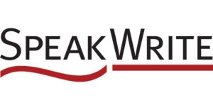 Logo for the SpeakWrite website for getting transcription jobs