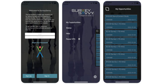 SurveySavvy app