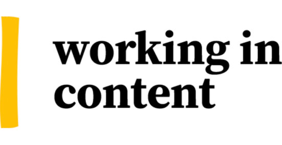 Working in Content logo