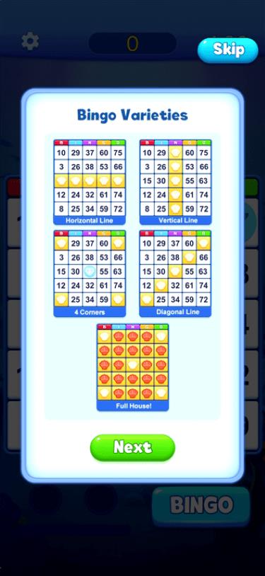 Ways to get a Bingo in the Bingo Clash gaming app.