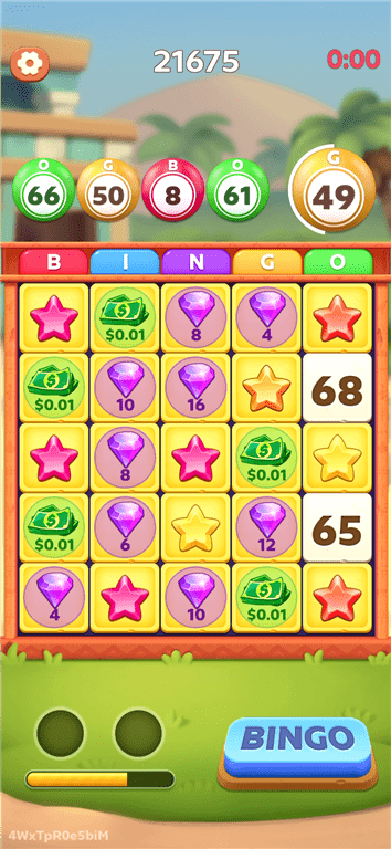 Scratch Bingo feature providing free rewards on the Bingo Tour gaming app.