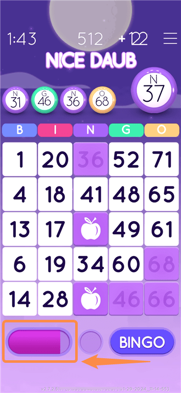 The Boost Meter on a Blackout Bingo game.