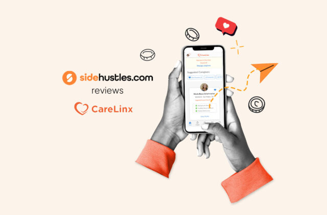 Care professional signing up to be a Carelinx caregiver through the mobile app