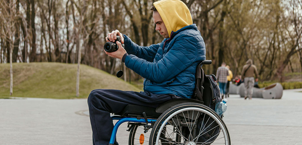 disabled photographer