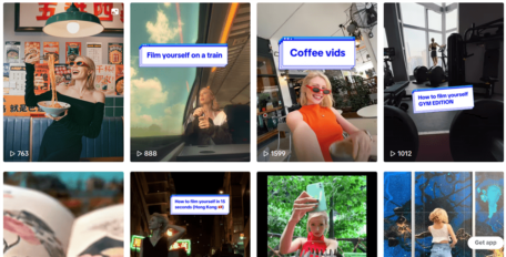 Social media content creator Hannah Wilson's TikTok account, showing four TikTok videos