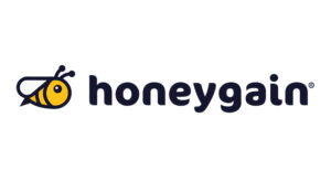 Logo for the Honeygain app for making money by sharing unused internet