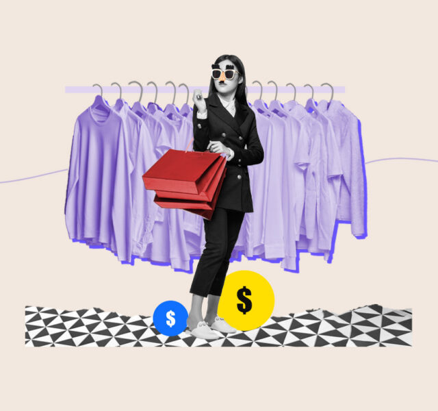 Secret shopper in a store