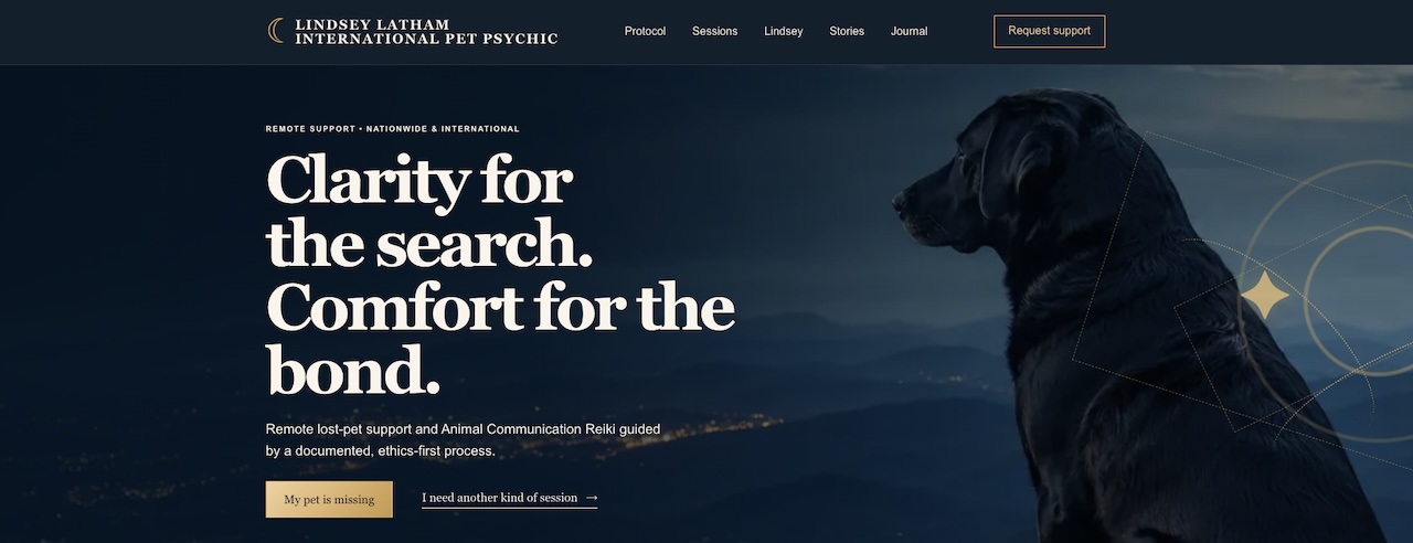 Screenshot of Latham's official website.
