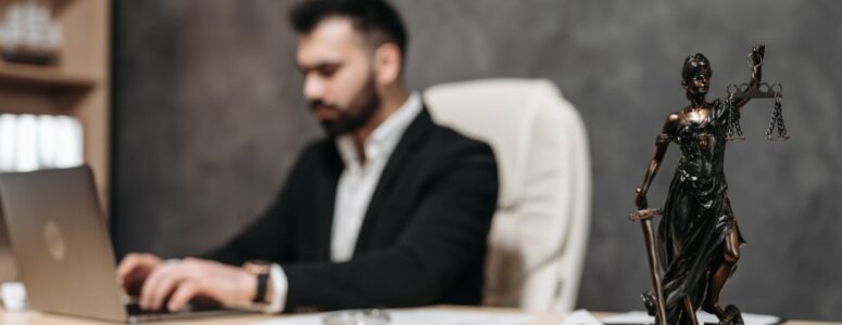 A freelance lawyer writing a proposal for a gig on Upwork.