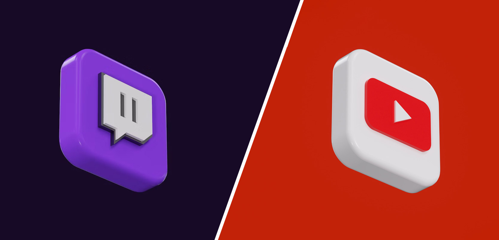 Twitch and YouTube icons side by side