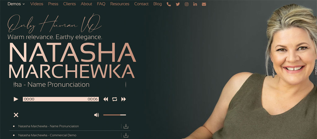 Natasha marchewka's website
