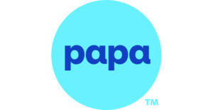 Logo for the company Papa, which pays you to provide companionship and support to older adults