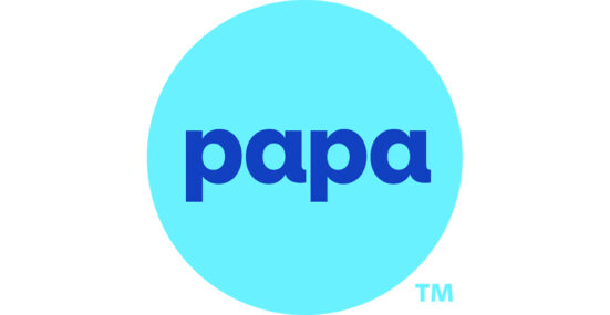 Logo for the company Papa, which pays you to provide companionship and support to older adults