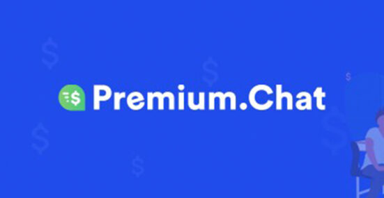 Logo for the Premium.Chat website where you can get paid to chat to people online