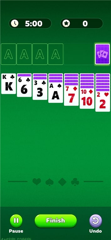 Starting a new tournament on the Solitaire Clash app. 