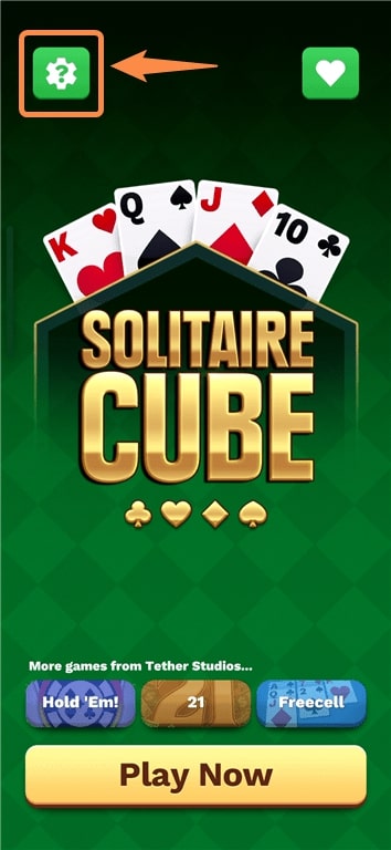 Navigating to the rules of Solitaire Cube.