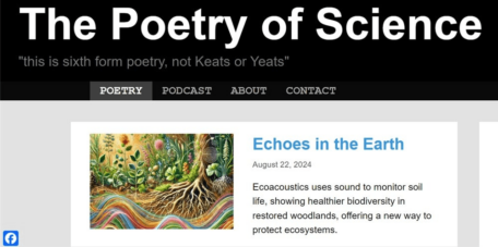 Homepage of Professor Sam Illingworth's blog "The Poetry of Science"